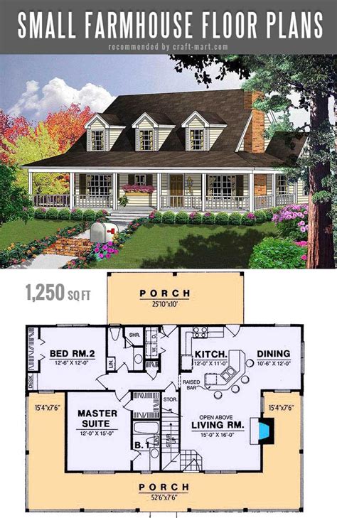 small farmhouse plans with photos